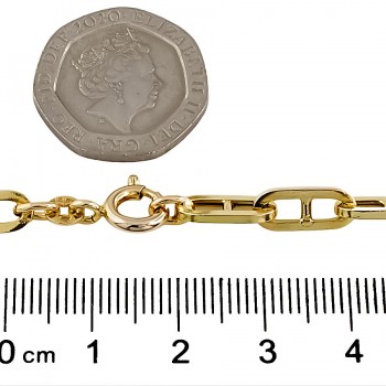 9ct Gold 16.5g 24 inch Hollow Marine Chain
